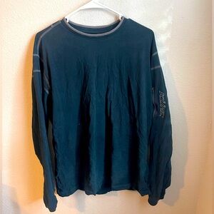 Men's Blue Long Sleeve Shirt
